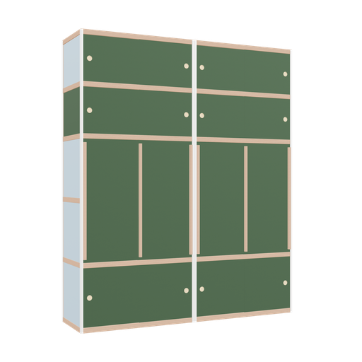 [f165614] Furniture (239x200x52 cm)