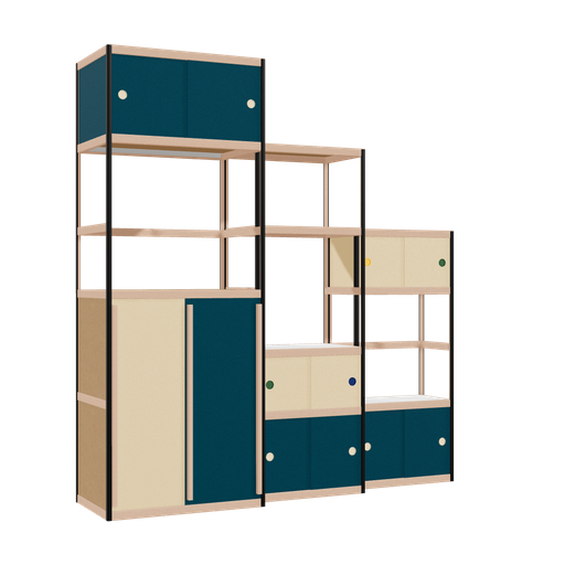 [f160976] Furniture (219x204x52 cm)