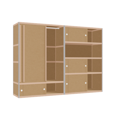 [f165696] Furniture (178x240x52 cm)