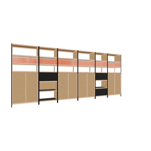 [f165701] Furniture (241x560x52 cm)