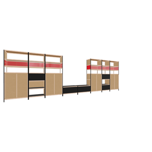 [f165713] Furniture (241x760x52 cm)