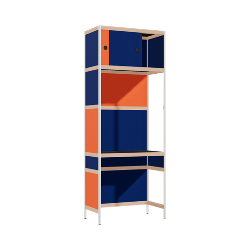 [400534035] Geïntegreerd bureau (206.5x80x42 cm)