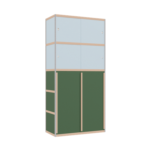 [400534044] Kleerkast (229x110x52 cm)