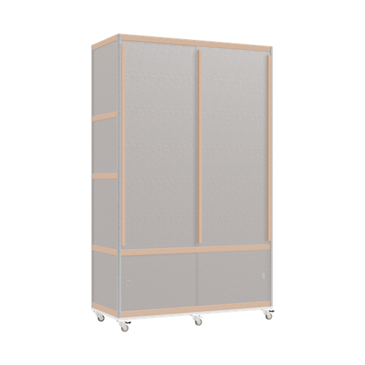 [400534074] Kleerkast (197x120x52 cm)