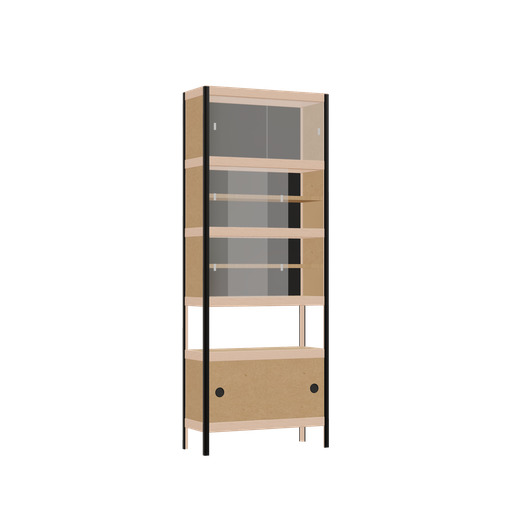 [400534118] Display cabinet (162x62x25 cm)