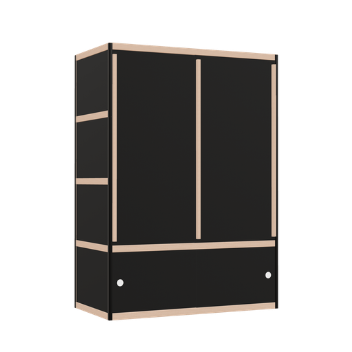 [400534130] Wardrobe (168x120x62 cm)