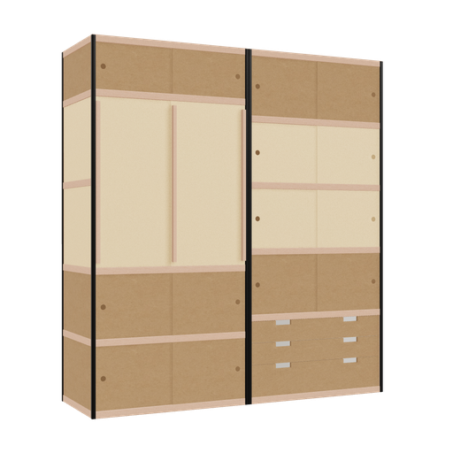 [f165778] Furniture (219x200x62 cm)