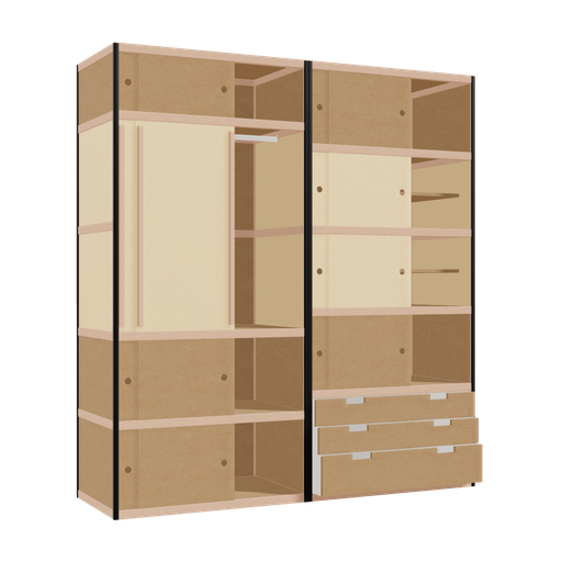 [f165781] Furniture (219x200x62 cm)