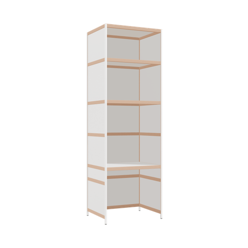 [400534225] Geïntegreerd bureau (242.5x80x62 cm)