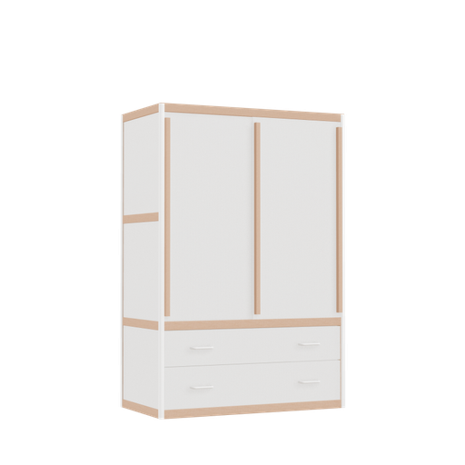 [400534244] Kleerkast (147x100x52 cm)