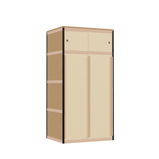 [400534267] Wardrobe (159.8x80x62 cm)