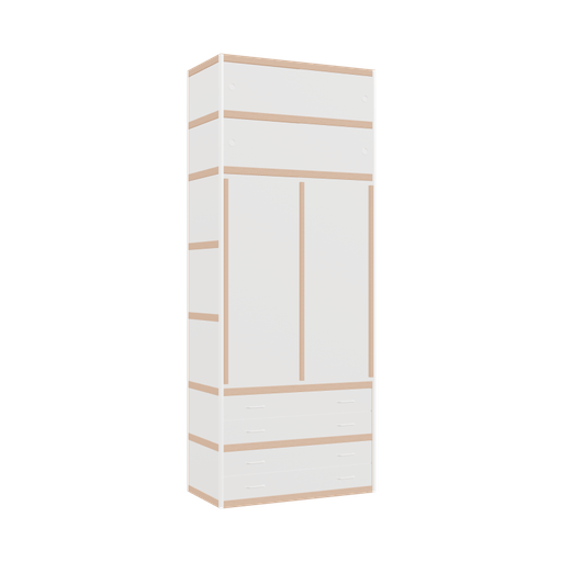 [400534302] Wardrobe (251x100x52 cm)