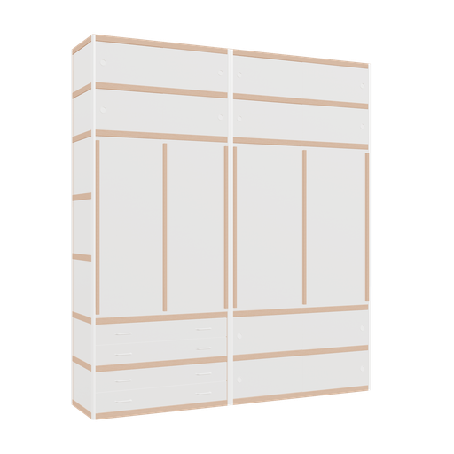 [f165833] Furniture (251x220x52 cm)