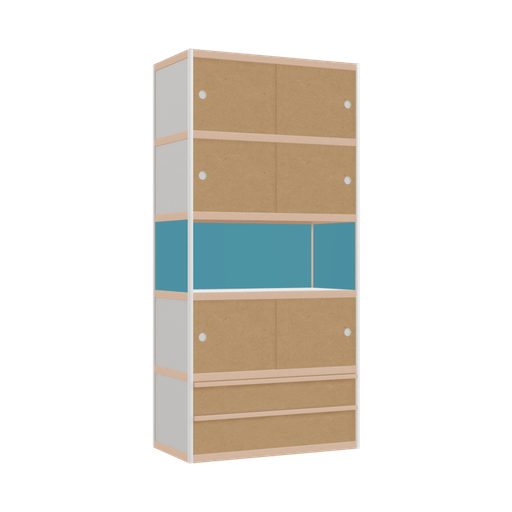 [400534332] Kast (209x100x52 cm)