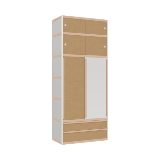 [400534352] Kleerkast (240x100x52 cm)