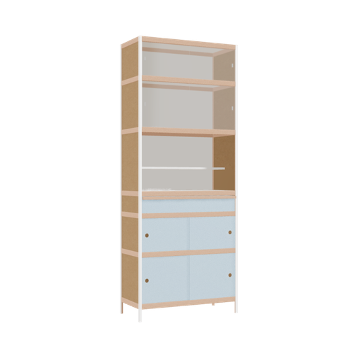 [400534408] Vitrine (226.5x90x42 cm)