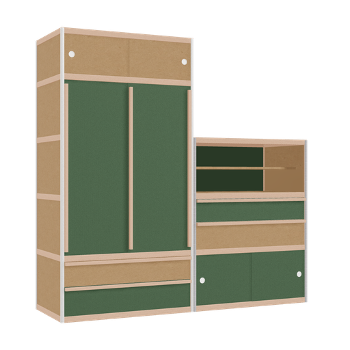 [f165877] Furniture (199x200x62 cm)