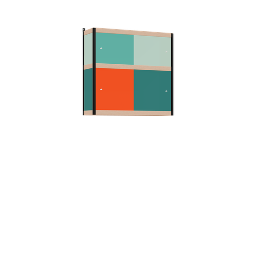 [400534431] Hanging cabinet (76x80x25 cm)