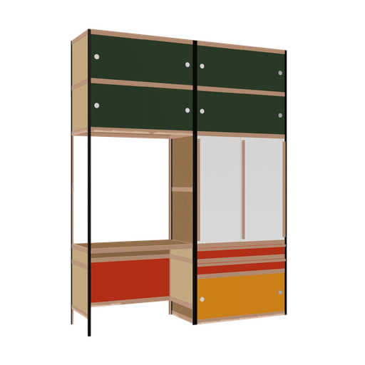 [f165886] Furniture (257x200x52 cm)