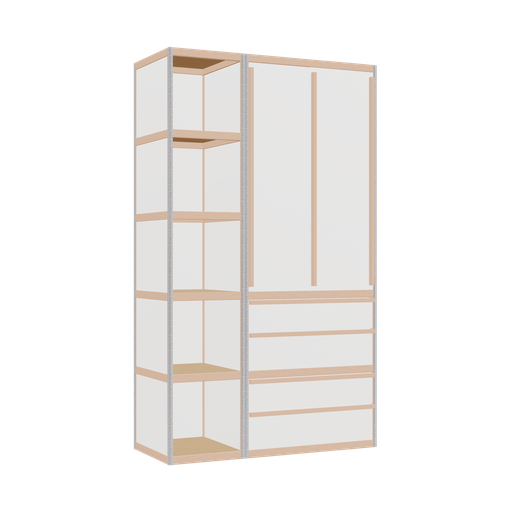 [f165887] Furniture (209x122x52 cm)