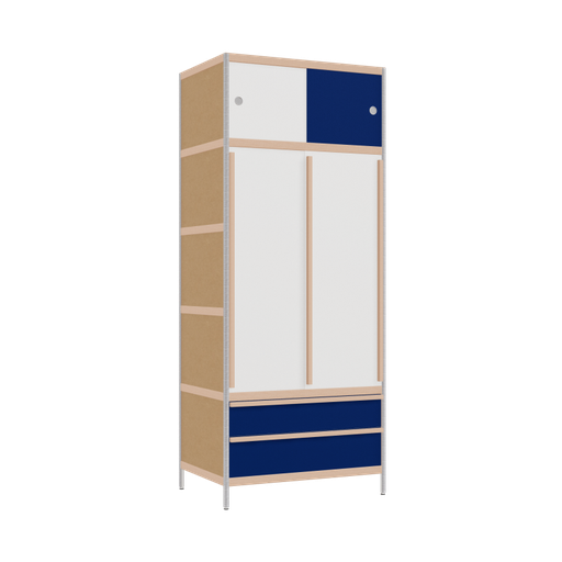 [400534480] Wardrobe (220x90x62 cm)