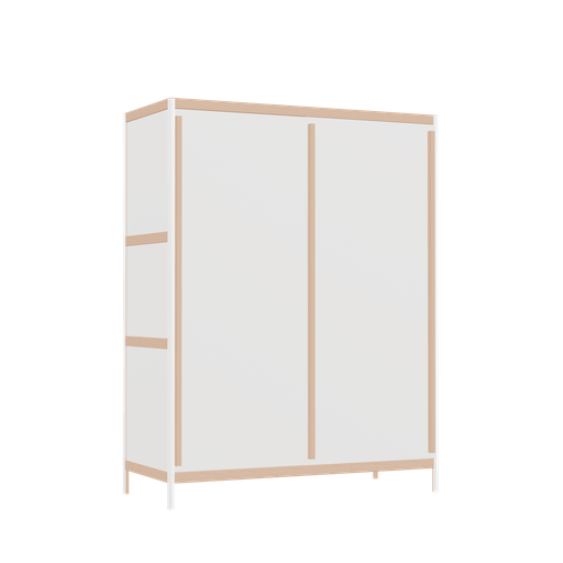 [400434122] Wardrobe (157x120x52 cm)