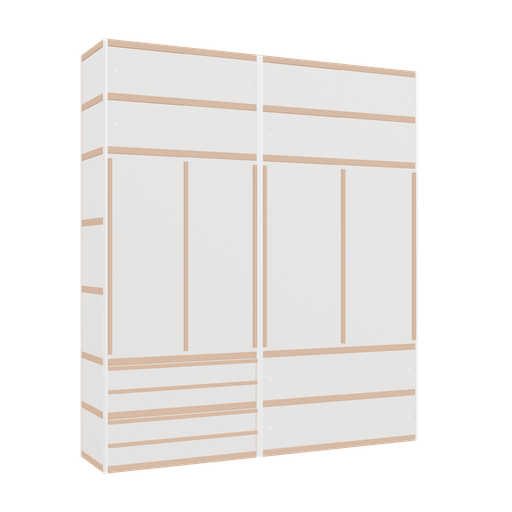 [f165905] Furniture (251x220x52 cm)