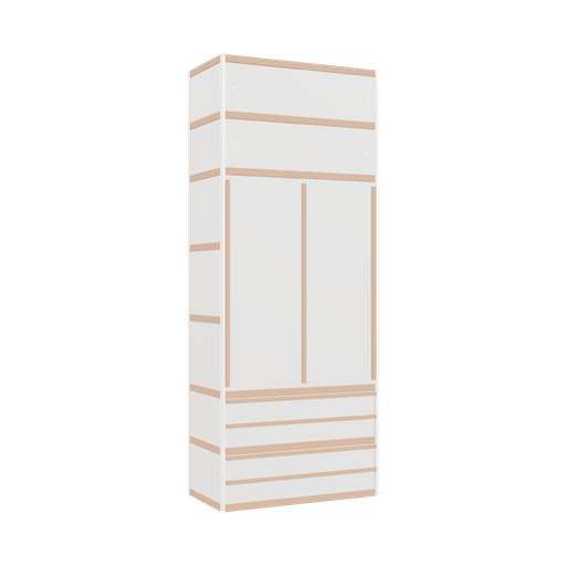 [400534502] Penderie (251x100x52 cm)