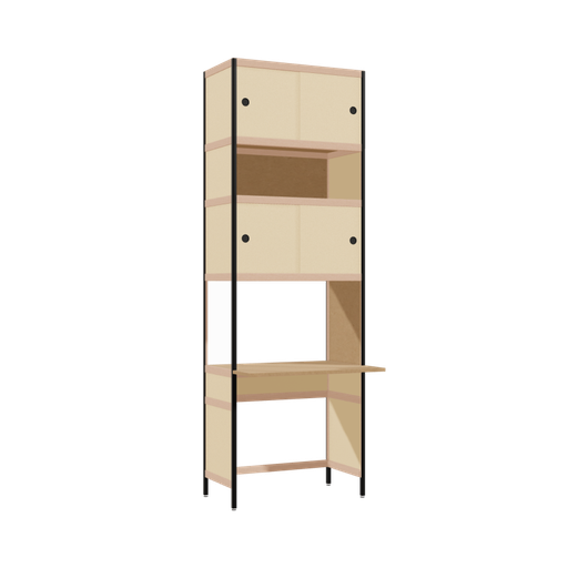 [400534526] Cantilevered desk (237.5x80x63.6 cm)