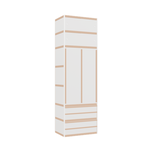 [400534541] Penderie (251x80x52 cm)