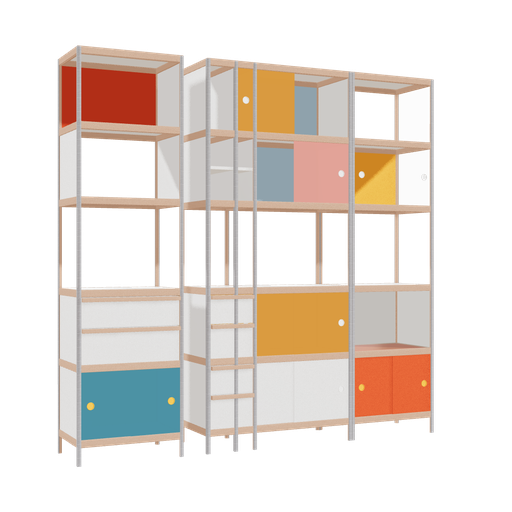 [f165920] Meubles (229x236x42 cm)