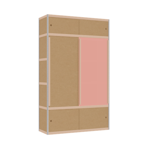 [400534571] Kleerkast (199x120x42 cm)