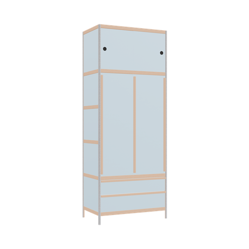 [400534575] Wardrobe (229x90x52 cm)