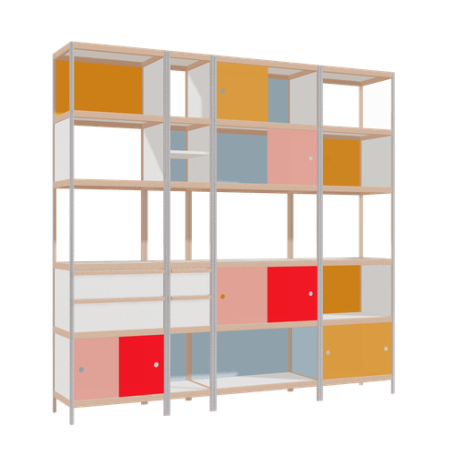 [f165932] Meubles (229x236x42 cm)