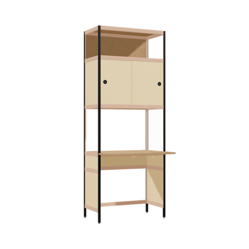 [400534628] Bureau débordant (206.5x80x63.6 cm)