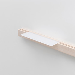 [TBLT BT] TRACKS - Legplank / doorzichtig acryl - poolwit