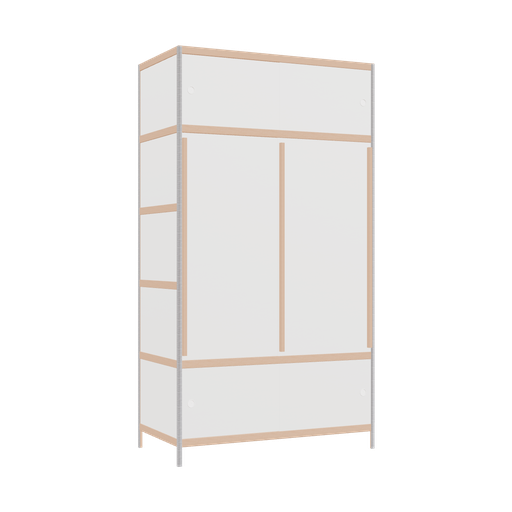 [400221729] Wardrobe (219x120x62 cm)