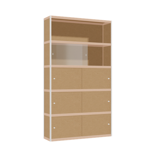 [400534698] Armoire (209x120x32 cm)