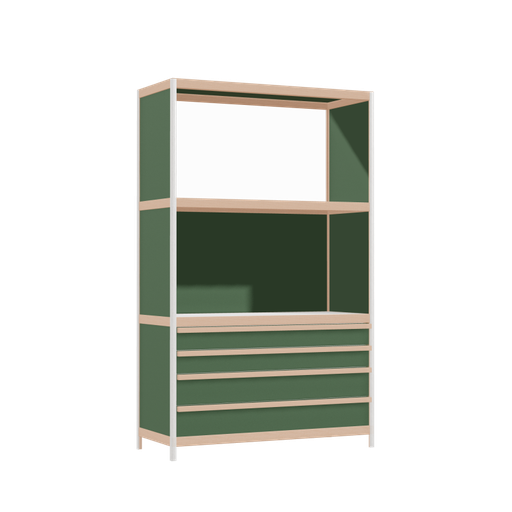 [400534751] Shelf (163x100x42 cm)