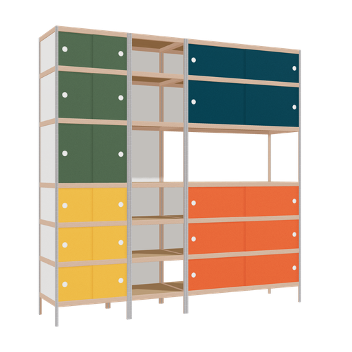 [f166005] Furniture (235x234x52 cm)