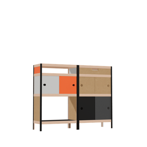 [f166006] Furniture (100x124x32 cm)