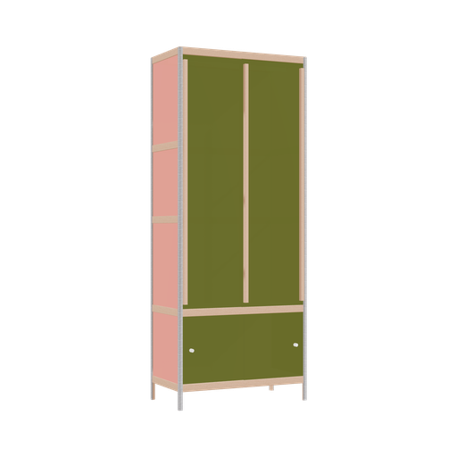 [400534888] Wardrobe (198x80x42 cm)