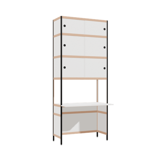[400534917] Cantilevered desk (237.5x100x63.6 cm)