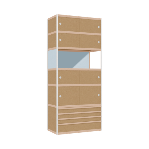 [400534935] Kast (230x100x52 cm)