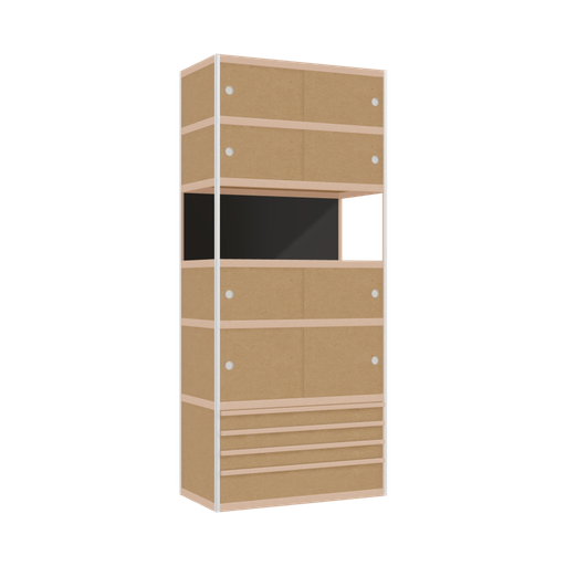 [400534936] Armoire (230x100x52 cm)