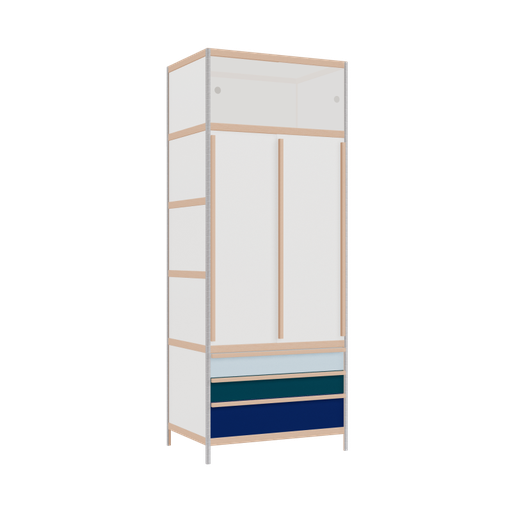 [400535003] Wardrobe (229x90x62 cm)