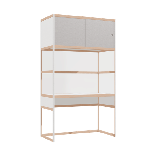 [400535008] Geïntegreerd bureau (209x120x62 cm)