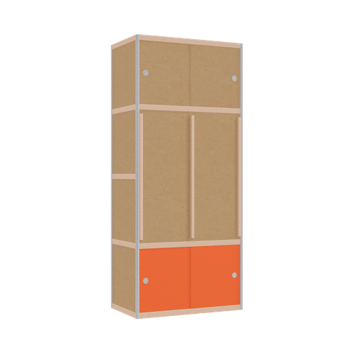 [400535012] Kleerkast (208x90x52 cm)