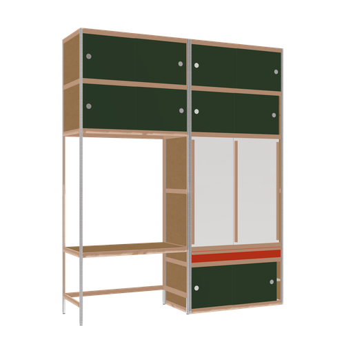 [f166084] Furniture (243x200x52 cm)