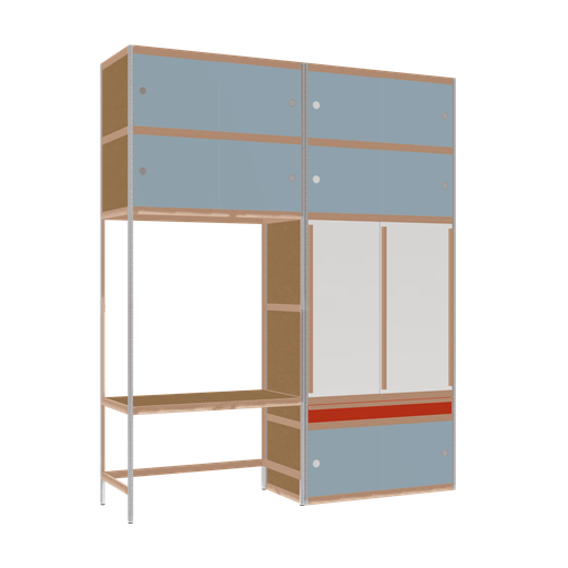 [f166086] Furniture (243x200x52 cm)